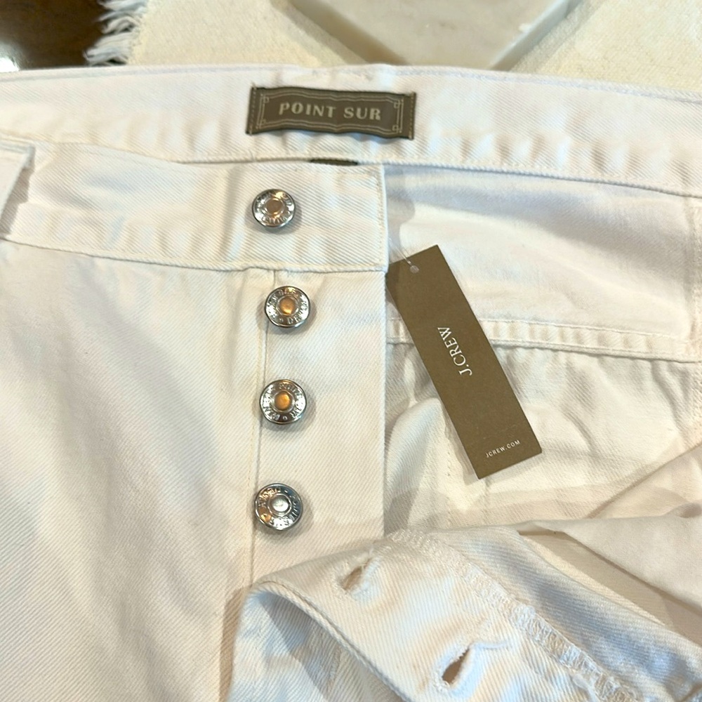J. Crew Straight Leg Jeans in White - Picture 4 of 4